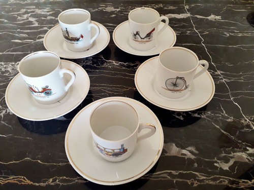 Lot tasses sous - lot, de