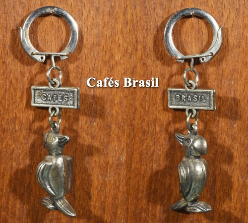 Cafés brasil porte clés - cafés, porte-clés