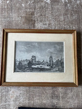 Ancienne Gravure Port Mer