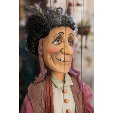 Marionnette sorcière - poupée originale faite à la main