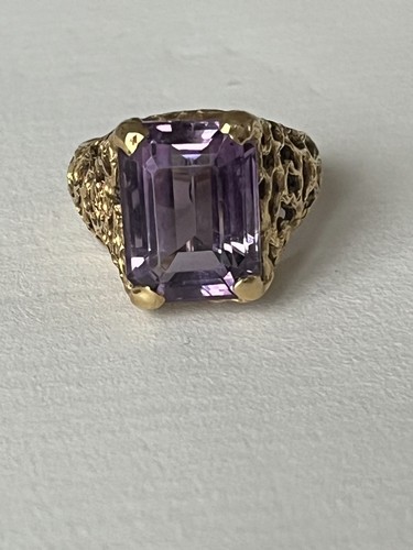 5147 bague vintage jaune - or,
