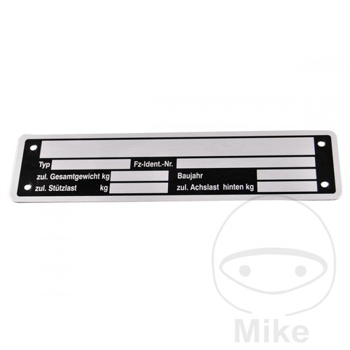 Sin marca plaque - sin,