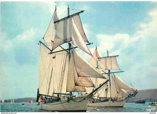Carte postale bateaux - postale,