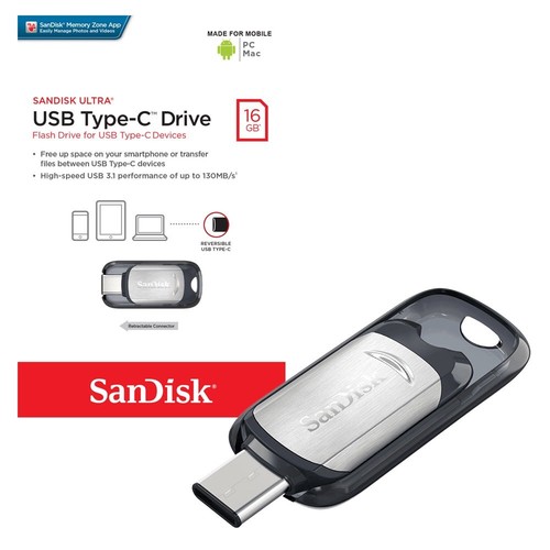 Sandisk ultra go clé - ultra, 16/32/64