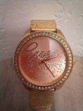 Guess montre femme bracelet or rose