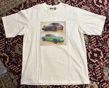 T-shirt blanc en coton Porsche