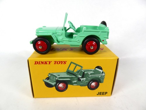 Jeep willys verte fluo dinky - willys, fluo-