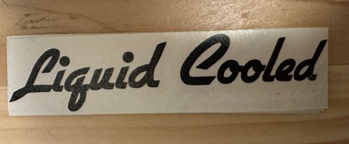 Stickers liquid cooled - cooled, mbk