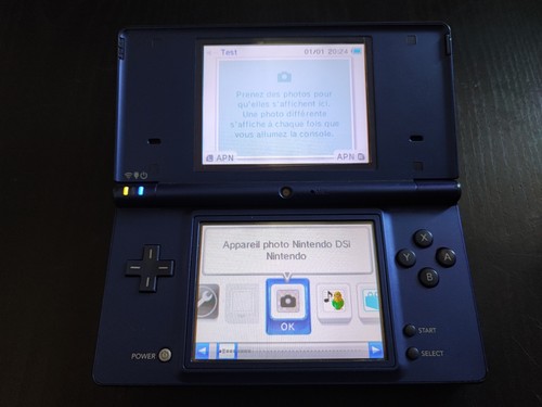 Nintendo dsi bleu metal bon - nintendo,
