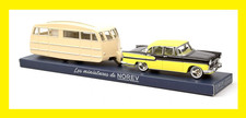 ***NOREV CL5711 Simca Vedette Chambord 1958 & Caravane Hénon Jaune Paille 1:43**