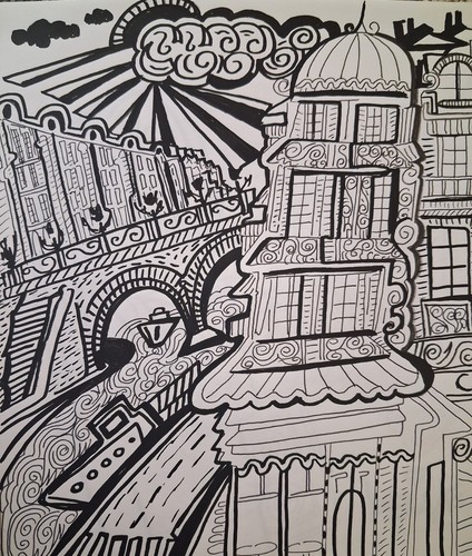 Illustration originale - illustration, a4