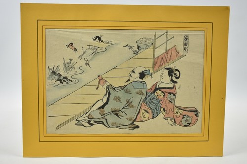 Estampe japonaise xixème - estampe,