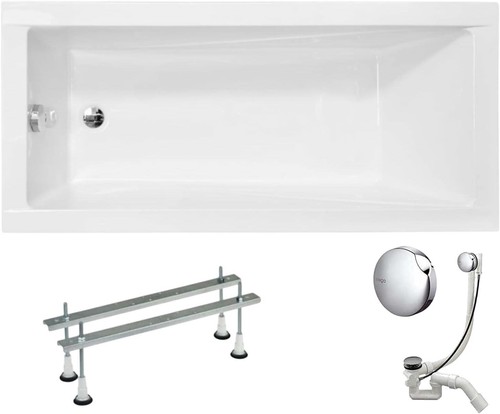 Baignoire rectangulaire - , en