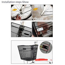 Panier à vélos en acier pratique 2 pièces installation facile pour 20 vélos