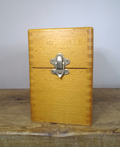 Boite fiche bois - fiche, ancienne