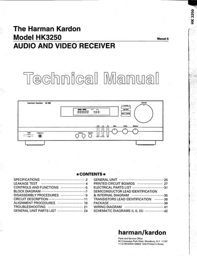 Service manuel instructions - service,