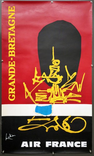 Georges mathieu affiche air - georges,