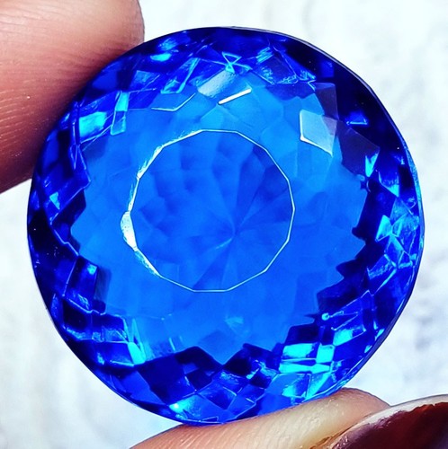 Topaze bleue naturelle - topaze,