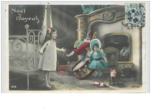 Noël joyeux fillette - joyeux,