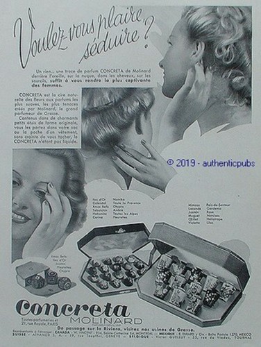 Publicite molinard parfum - molinard,