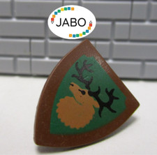 (M10/27) LEGO Bouclier 3846p48 Castle Dark Forest 6024 6046 6054 6071 6077 6079