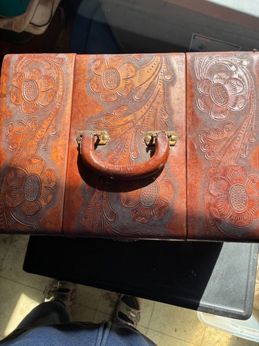 Vintage artmex leather vanity - artmex,