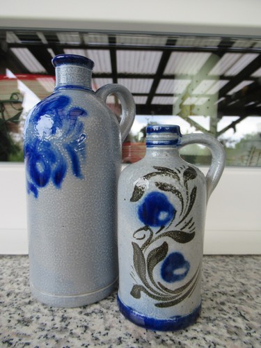 Carafe bouteille peint main - 2,