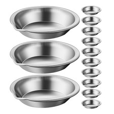  16 Pcs Bac À Peinture Palette Aquarelle Métal Plateau De D'artiste