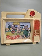 BOITE TV MUSICAL BABAR / SMOBY COLLECTION / JEUX ANCIEN / FONCTIONNE / VINTAGE