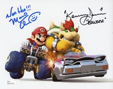 CHARLES MARTINET & KENNY JAMES Signed Nintendo SUPER MARIO 8x10 photo JSA COA B