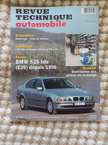 Revue technique bmw - 525, tds