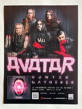 AVATAR hunter gather  publicité  magazine advert concert album advertising 21X30
