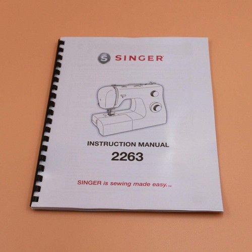 Singer 2263 instruction - singer, manual