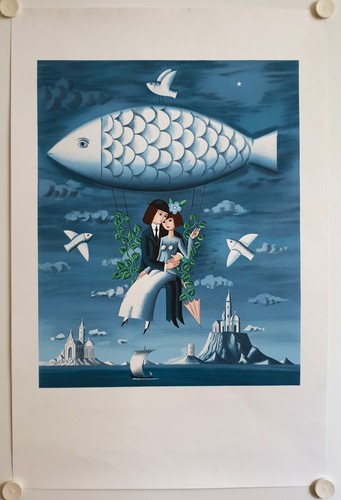 Affiche raymond peynet - affiche, le