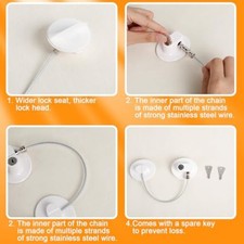 Kit Serrure de Sécurité Enfant pour Tiroir Réfrigérateur et Fenêtre avec Ac