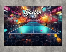 Puzzle Ping pong personnalisé avec prénom