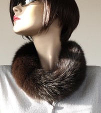 Fourrure Écharpe Renard Bleu