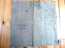 Carte Strasbourg entoilée 45 x 45