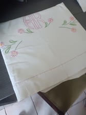drap ancien en lin avec