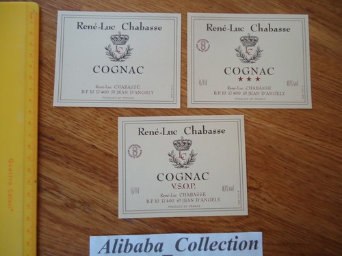 Lot etiquettes cognac - lot, **
