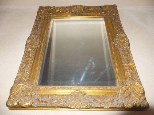 Miroir mural bois doré - en,