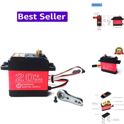 20kg digital servo - 20kg, high