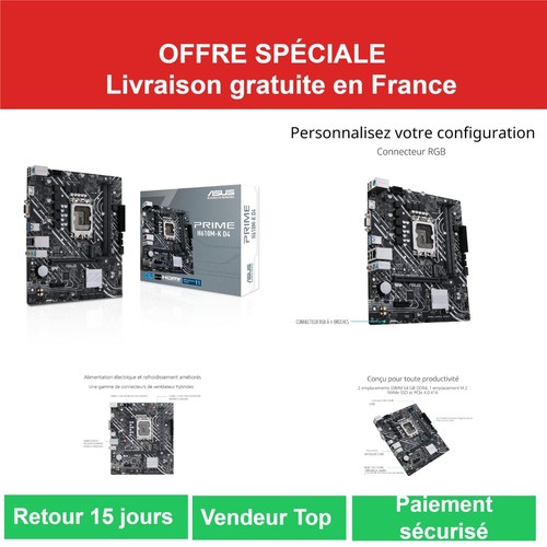 Asus prime h610m carte - h610m-k,