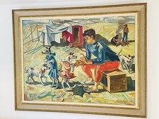 M G PONCELET Grande HUILE SUR