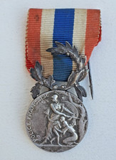 Médaille de la Police Française, argent, attribuée 1959