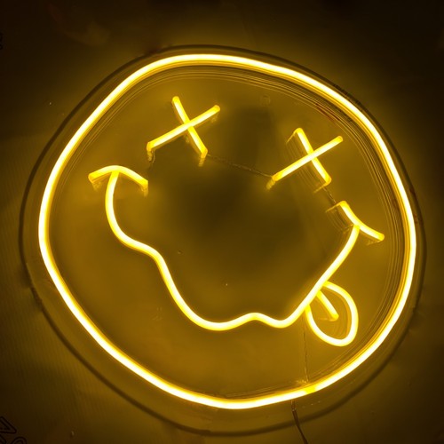 Crazy smiley face led néon - smiley,