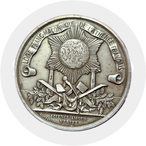 Médaille franc maçonnerie - médaille, franc-maçonnerie