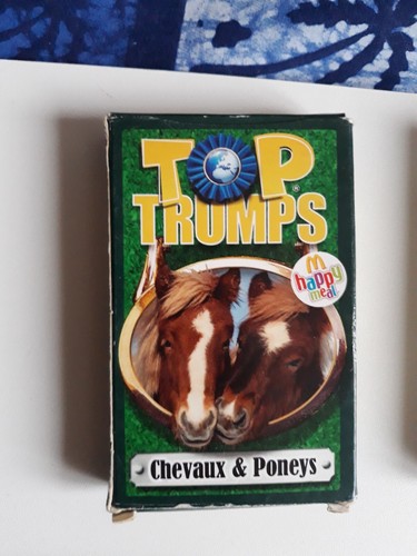 Paquet cartes top trumps - cartes,