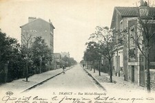 Carte drancy rue michel - rue,