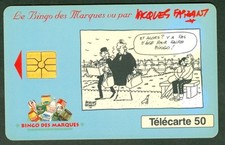  TELECARTE 50 UNITES  EN 759  BINGO DES MARQUES  FAIZANT   VIDE